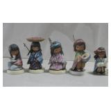 Five De Grazia Goebel Hummel Figurines See Info