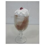 9" Sundae Candle In Glass