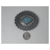 3" Inlay/Metal Belt Buckle