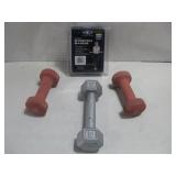 Stretch Bands W/Three Hand Weights See Info