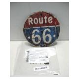 NIP 8" Route 66 Metal Sign