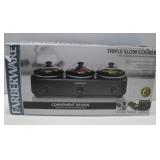 NIP Farberware Triple Slow Cooker