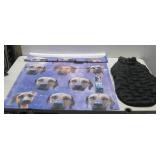 Dog Puffer Coat Dog Blanket & NIP Toothbrush