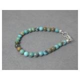 Turquoise Sterling Silver Bracelet Hallmarked