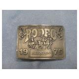 1975 National Finals Rodeo Belt Buckle