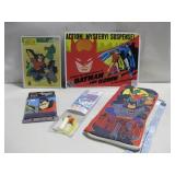 Batman & Robin Metal Sign W/Items See Info