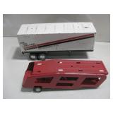 Two Vtg Toy Truck Trailers Longest 15.5" See Info