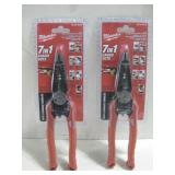 NIP Two Milwaukee 7 In 1 Easier Cutters