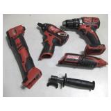 Four Milwaukee Power Tools Drill Screw Driver See