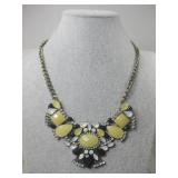 Vtg Park Lane Lotus Blossom Necklace