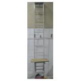 24ft Extension Ladder W/ Motor Lift Stand Works