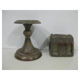 5.5" x 6.5" Metal Candle Holder See Info