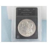 Graded 1896 Morgan Silver Dollar 90% Silver