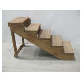 33" x 52.5" x 24" Wooden Steps