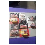 FIVE 1/64 SCALE RACE CARS