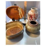 FOUR NICE PIECES OF POTTERY