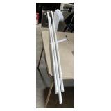 PVC PIPES 1 64" LONG 2 72" LONG