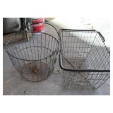 VINTAGE WIRE BASKETS