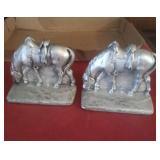 HORSE CAST IRON BOOKENDS