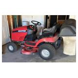 18.5  HP SNAPPER 38" RIDING LAWNMOWER WITH BAGGER