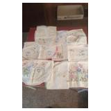 TEN VINTAGE DRESSER SCARVES