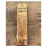 VTG THERMOMETER GW OHALLORAN LUMBER CO