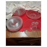 CANDLEWICK SERVING DISHES X 12, PERFECT CONDITION