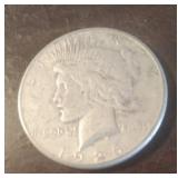 1926 S SILVER PEACE DOLLAR