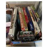 BOX OF VINTAGE BOARD GAMES