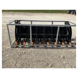 Skid Steer Heavy Root Grapple Rake Attachment