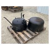 Cast Iron Potash Kettle And Stand