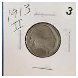 1913d  Buffalo Nickel Type 2 pl30004