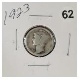 1923 Mercury Dime pl30062