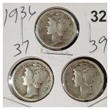 Mercury Dime Group vl40032