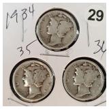 Mercury Dime Group vl40029