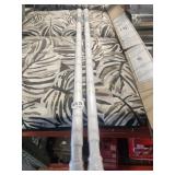 2 TENSION SHOWER RODS