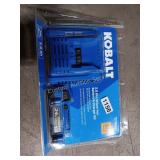 KOBALT 24V BATTERY & CHARGER KIT RETAIL $130