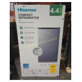 HISENSE 4.4 CUBIC FEET COMPACT REFRIGERATOR