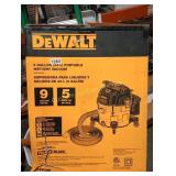 DEWALT 9 GAL PORTABLE WET AND DRY VAC RETAIL $130