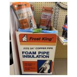 Four Pkg Foam Pipe Insulators