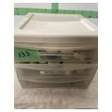 Sterilite 3 drawer containers w/craft supplies