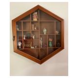 Wall display cabinet