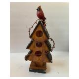 Cardinal bird house