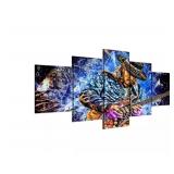 HOME DECOR 5PCS ABSTRACT STEVIE RAY VAUGHAN MUSIC