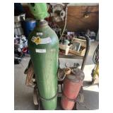 Oxygen & Acetylene Torch on Cart