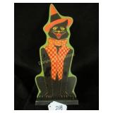 WILSON WOOD HALLOWEEN CAT - 16"H