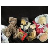 BEBE, HERMAN, + VANDERBEAR TEDDY BEARS