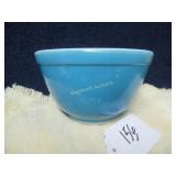 VTG PYREX BOWL - #401 BLUE - USED - 5.5"