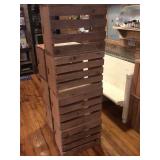 4 retail wood rustic displays