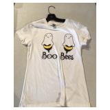 Gildan white boo bees t shirt size LARGE